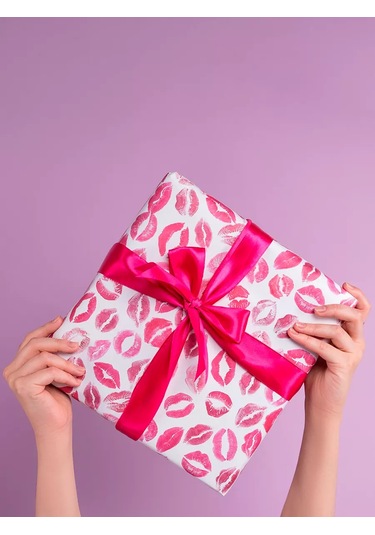 Riota Hediyelik Ambalaj Kağıdı Öpücükler 0,7x1 M 2 Adet 219442977