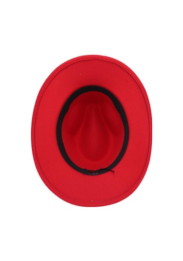 Yaozixa Klasik Western Koyu Bej Felt Şapka - Geniş Kenar Güneş Korumalı, 56-58cm, Unisex, Nüfuslu, Dayanıklı, Rope İle Sabitlenebilir Siyah