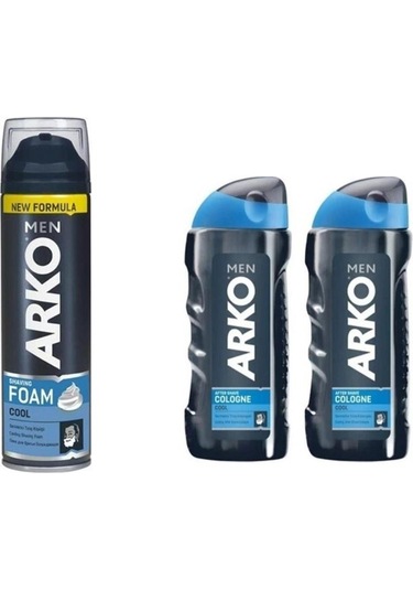 Arko Cool Tıraş Köpüğü 200 ML + Cool Tıraş Kolonyası 2 x 200 ML