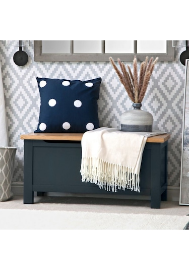 Masifart Vivera Kapaklı Masif tablalı Ahşap Sandık