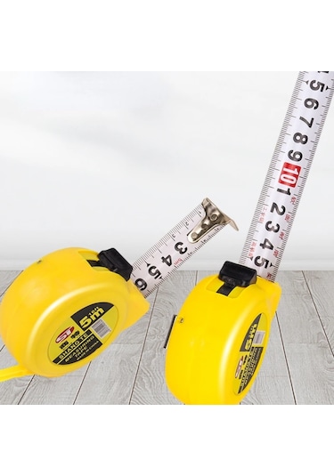 10m 25mm-1pc7.5 10m Mezura Metrik Çelik Ölçüm Cetveli Mesafe Ölçme Aracı Metre Cetvel Çelik Bant Uzunluğu Metal Ölçme Aletleri