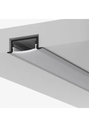 Led Kanal Profil Alüminyum Sıva Altı Kasa 2 Metre 2270 Sa 85x40mm Opak Pleksi Yan Kapak Ve Montaj Yayı Dahil