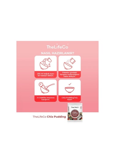 TheLifeCo Chia Pudding 12 x 60 G