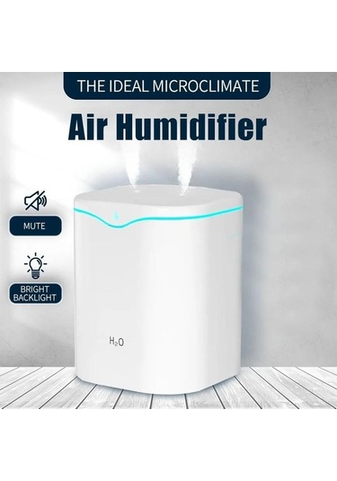 Novahub 2000 Ml Usb Hava Nemlendirici, Aromaterapi, Çift Sprey Portu, Serin Mist Maker, Ev Ve Ofis İçin, Pembe