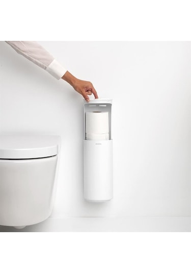 Brabantia Mindset Whıte 3 Parça Tuvalet Aksesuarı Seti Beyaz