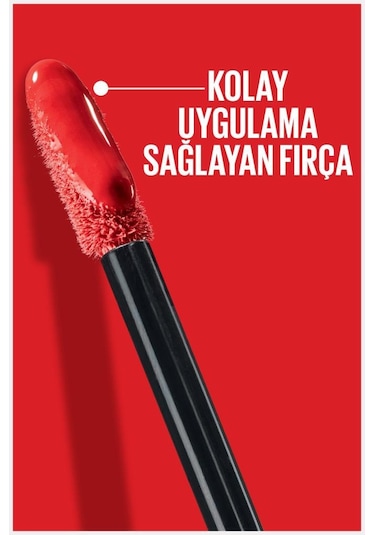 Maybelline New York Super Stay Vinyl Ink Kalıcı Likit Parlak Ruj 10 Lippy
