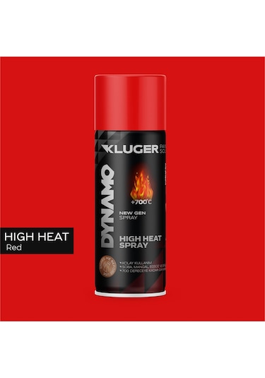 Kluger Dynamo Isıya Dayanıklı Kırmızı Kırmızı