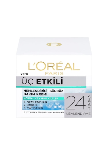 Loreal Paris Üç Etkili Nemlendirici Jel Krem 50 ML