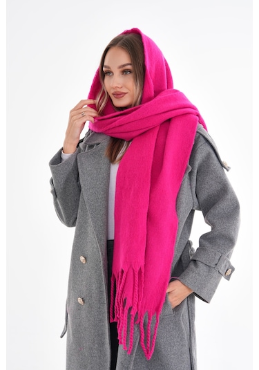 Ritagarcia Premium Soft Buklet Atkı Fuşya