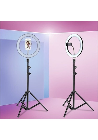 Rıng Fıll Lıght Led Halka Işık 24w 5500k Tripod Ile Bluethoot Kumanda
