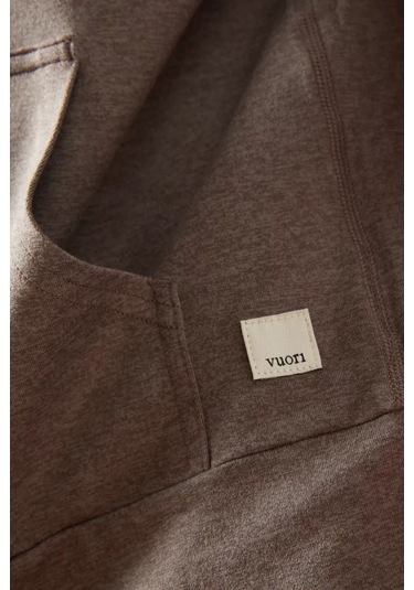 Vuori Halo Hoodie 2.0, Dreamknit & 4 Yönlü Esnek Konfor Kahverengi