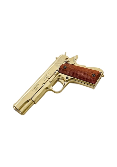 Denix Gold Automatic. 45 Pistol M1911a1, Usa 1911 Wwı & Iı