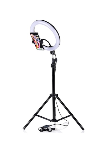 Dymax DX-12 10" Ring Light Sürekli Led Işık + 210 CM Tripod