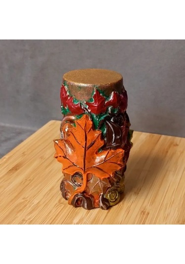 Uretti - Ayşe 7362 - 4115 El Yapımı Yaprak Motifli Biblo 1 Adet