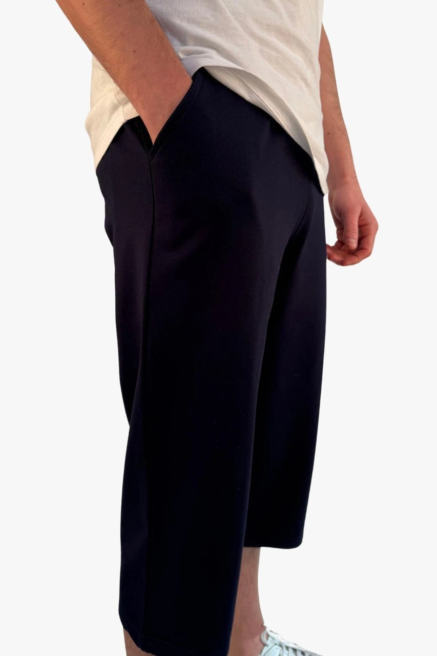 Weweus Lacivert İnce Erkek Kapri 1043 Lacivert