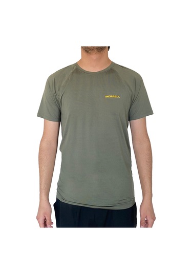 Merrell Tend Erkek Koşu Tişörtü Haki Haki