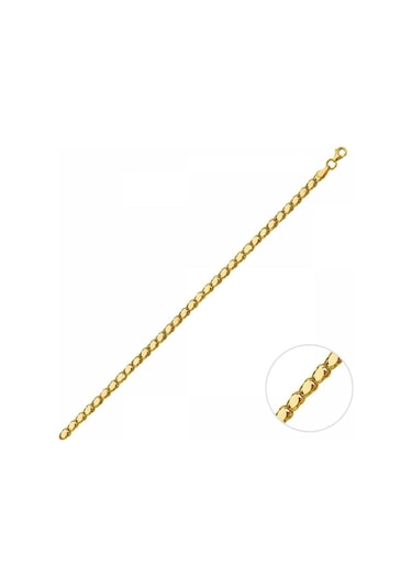 Sembolgold Klasik Model 60 Cm Altın Pullu Zincir