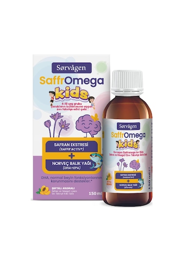Sorvagen Saffromega Kids Safran Ve Omega3 -150 Ml