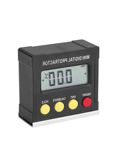 Novahub 360 Mini Dijital Açıölçer Eğimölçer Elektronik Seviye Kutusu Manyetik Taban Seviye İndikatörü Ölçüm Aletleri