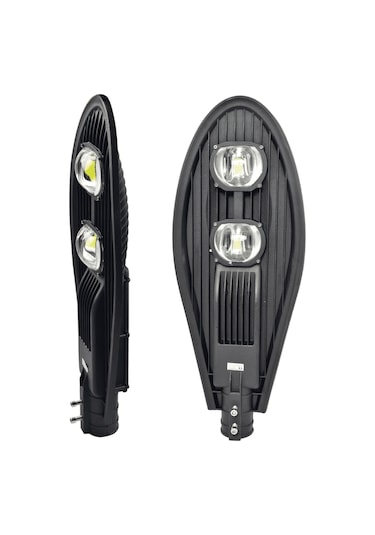 100 Watt Cob Ledli Sokak Armatürü 12 Volt Sokak Armatürü 12V Siyah