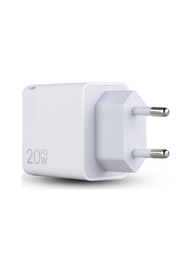 Ad88 20w Çift Usb Şarj Adaptörü - Hızlı Şarj Cihazı Beyaz