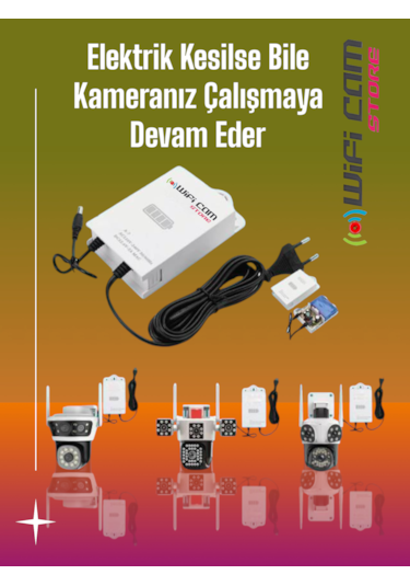 12 Volt Ups Adaptör Şarjlı Voltaj Korumalı Güç Kaynağı