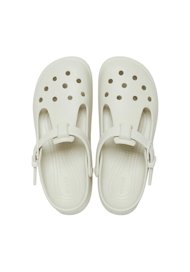 Crocs Classic Mary Jane Clog Kadın Terlik - Ekru