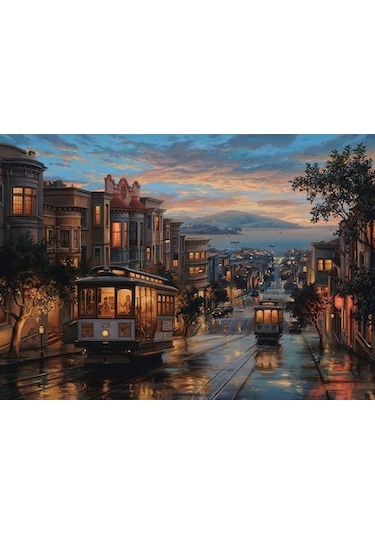 Anatolian San Francisco Sokakları 1500 Parça Puzzle