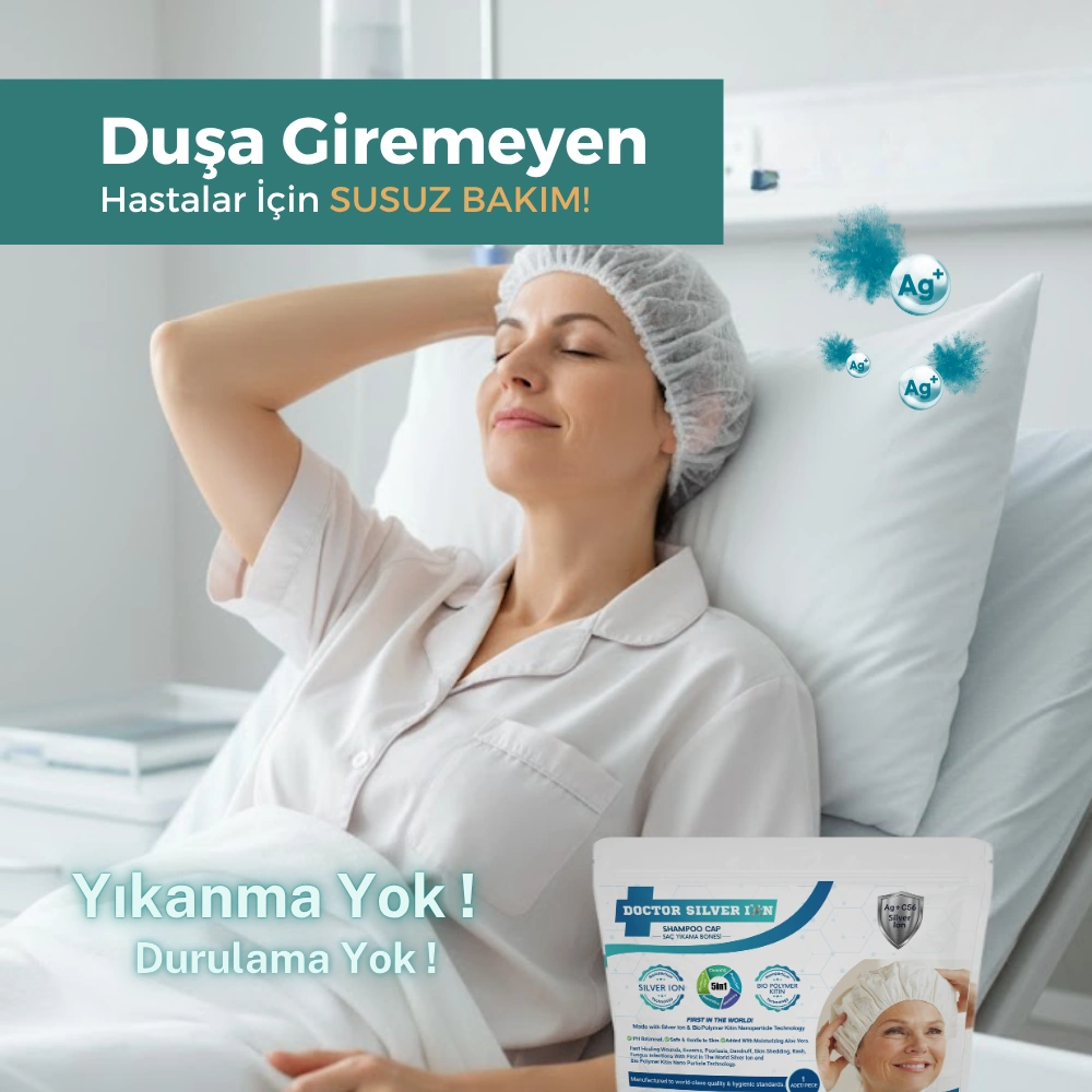 Doctor Silver Ion Gümüş İyonlu Saç Yıkama Bonesi 4’lü