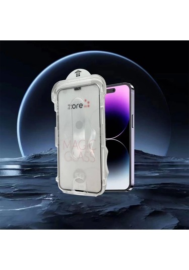 İphone 16 Pro Max Uyumlu Redclick Kolay Uygulama Aparatlı 5d Magic Glass Cam Ekran Koruyucu