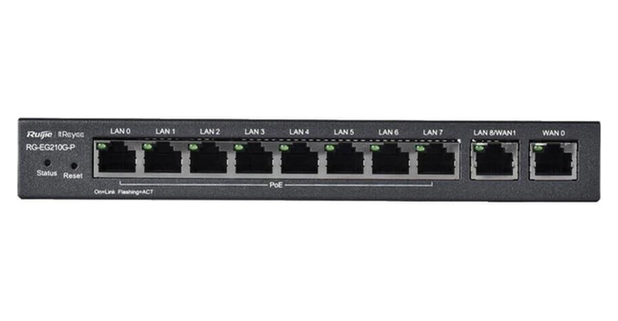Rg-eg210g-p 10 Portlu 8 Port Poe 70w Yönetilebilir Poe Switch-114660