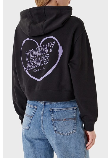Tommy Jeans Bayan Sweat Dw0dw21408 Bds Siyah Siyah