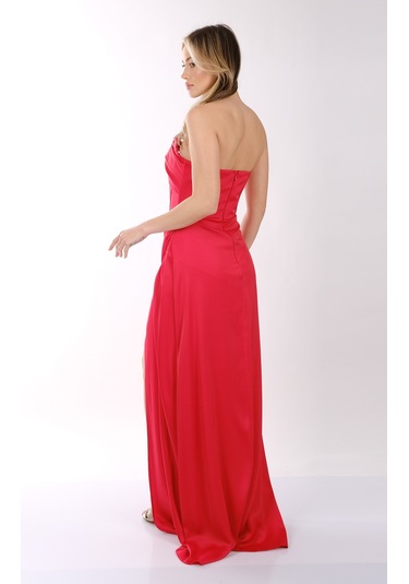 Abiye Elbise Dori 00kb7073 Kırmızı