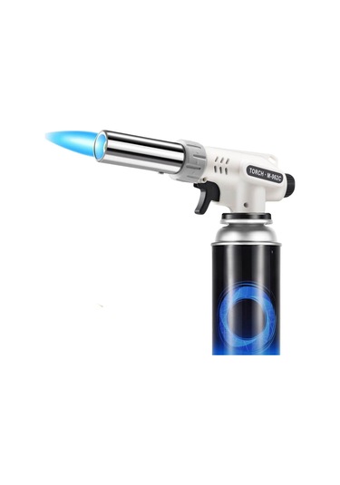 1300 C Çok Amaçlı Gaz Torch Çakmak - Mutfak, Mangal, Lehimleme Pürmüz Alev Tabancası 4741