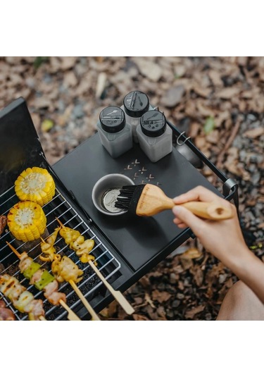Naturehike Grill Barbecue + Karlanabilir Masalı Sandstone Gri