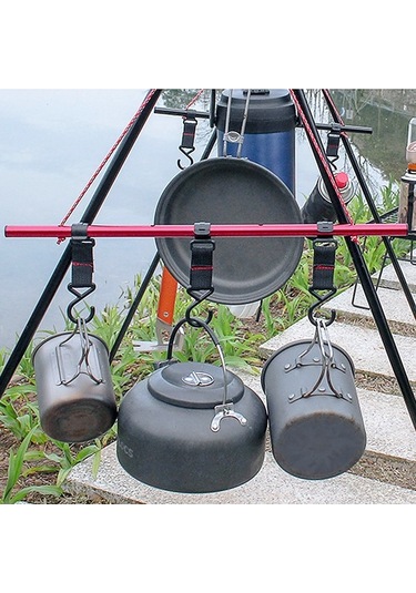 Pazly Taşınabilir Şekilli S Outdoor Nylon Kancası Kamp Geeroyoo Dayanıklı Boyut Asma Askısı 2 - Gl