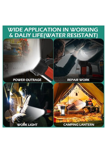 Wison Ws-1455 Lazer Işıklı El Feneri Altın - Siyah