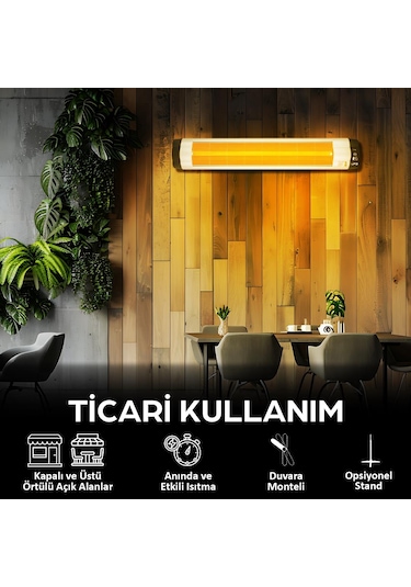 Ufo Lorem 3000 W Mobil Uyumlu Ve Uzaktan Kumandalı Isıtıcı