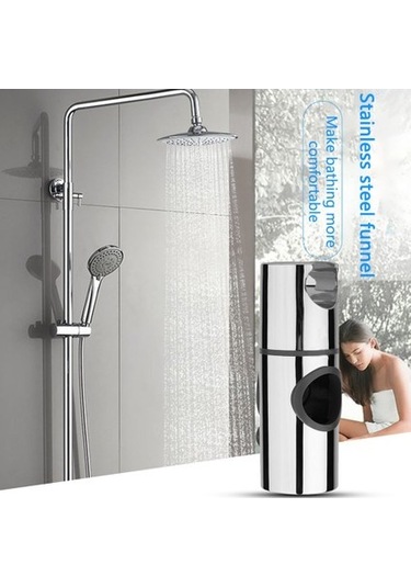 Primepickings 25mm Abs Krom Yedek Duş Başlığı Raylı Kaydırıcı Tutucu Ayarlanabilir Yükseltici Braketi Ra Krom