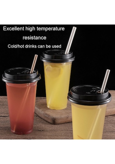 Sones 100 Adet / Paket 6x197mm Tek Kullanımlık Kağıt Pipetler Biyolojik Olarak Parçalanabilir Parti İçme Pipetleri Tatlı Masası Dekorasyon Malzemesi, Renk: Siyah