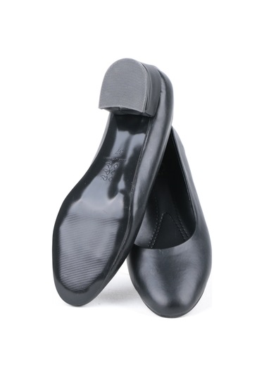 Ayakkabımood 3.5 Cm Siyah Topuklu Kadın Ayakkabı Siyah