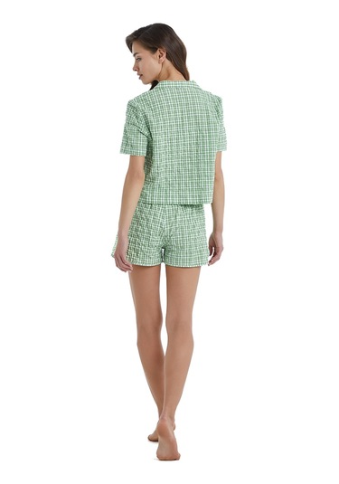 Kadın Pijama Üstü 60410 - Yeşil Yeşil