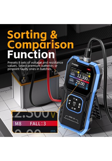 Fnirsi Hrm-10 Pil Voltajı Dahili Direnç Test Cihazı