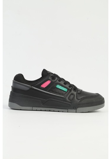 Benetton 11130 Memory Taban Kadın Sneaker Ayakkabı 267800001800 01 Siyah Siyah