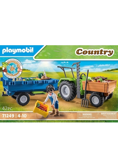 Playmobil Country Römorklu Traktör - 71249