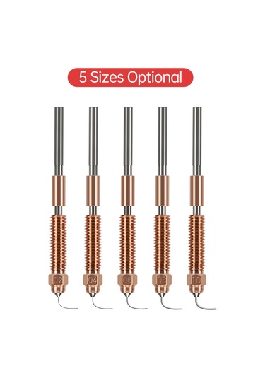 Springsun Ender-3 V3/k1c/k1 Max Uyumlu 0.8mm Çelik Kaplama Çift Metal Entegre Nozzle - 3d Yazıcı Parçası