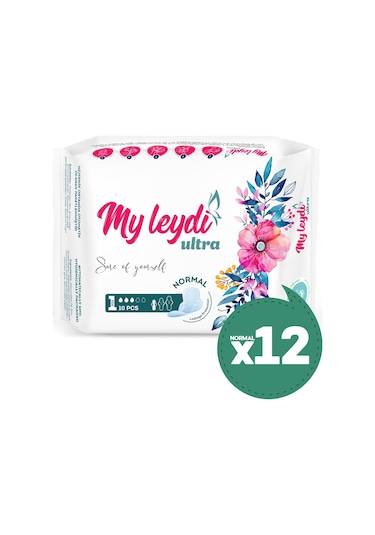 Myleydi Ultra Hijyenik Ped Normal 120 Adet (12 Paket)
