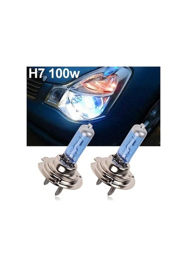Novahub 2 Adet H1/h4/h7 55w/100w Halojen Far Xenon Gaz Lambaları Beyaz 12v 5000k Ampuller H4 55w