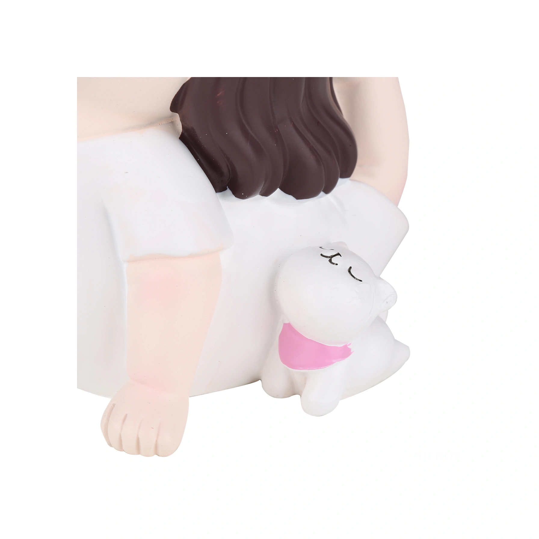 Folinda Yoga Pratiği Yapıyor Kumral Kız Figürü, Resin Materal, Ev Dekorasyonu, Masaüstü, Araba, Çocuk Odası, Hediye İçin Zevkli Figür