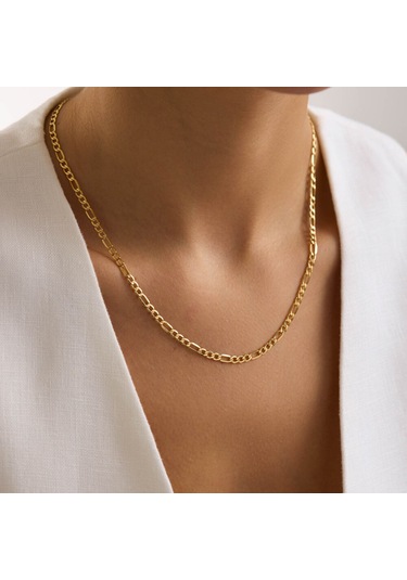 Figaro Zincir 14 Ayar 50 Cm - 3 Mm T14434 Renkli